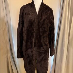 Ann Taylor faux fur coat